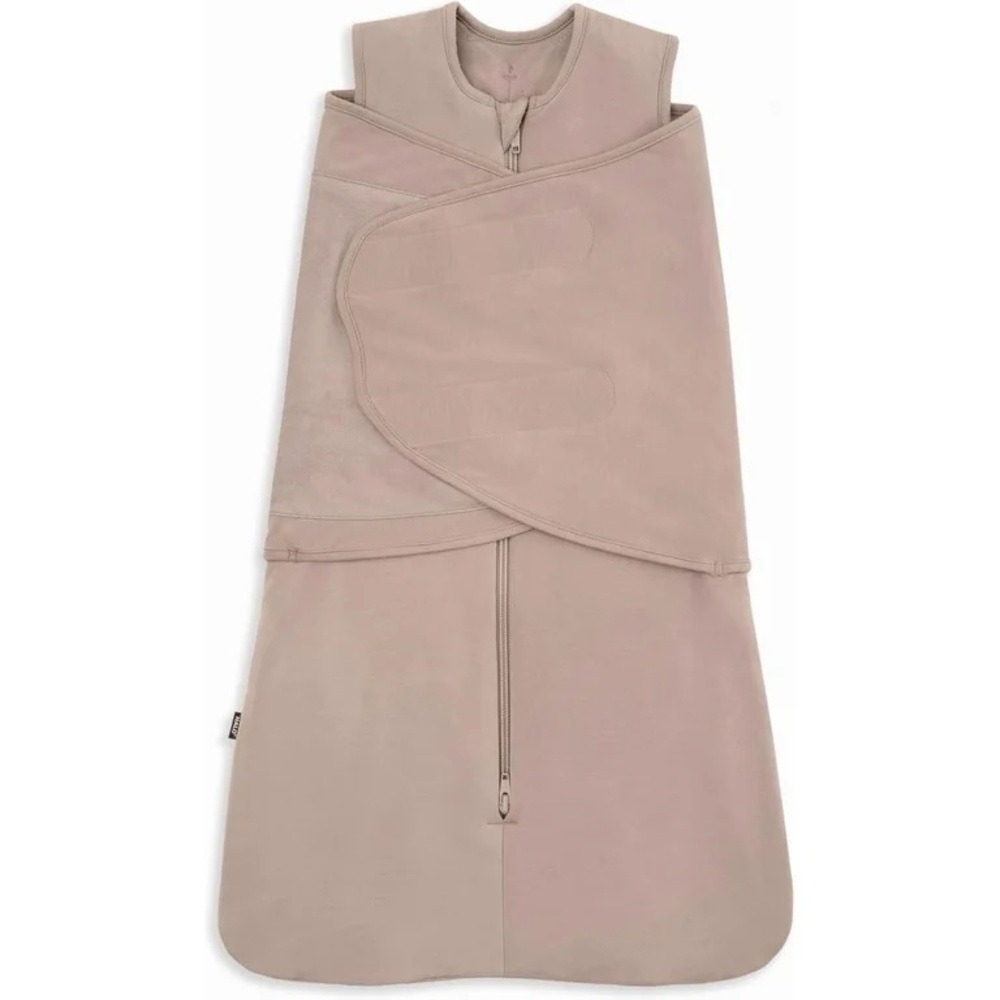 HALO SleepSack SuperSoft Swaddle, Cozy Bamboo Viscose, 2.0 TOG (Mocha, Newborn)
